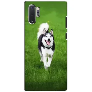 Чохол з Хаскі Samsung Galaxy Note 10 Plus - (AlphaPrint) (Радісний Хаскі)