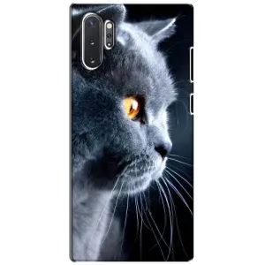 Чохли з Котиками для Samsung Galaxy Note 10 Plus (VPrint) (Сірий Кіт)