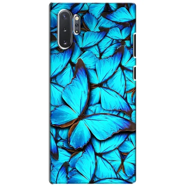 Чехол с принтом «Синие бабочки» для Samsung Galaxy Note 10 Plus