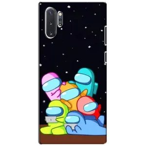 Чехол Амонг Ас для Samsung Galaxy Note 10 Plus (AlphaPrint) (Скины в космосе)
