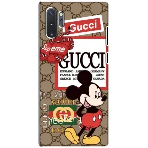 Чехол Disney Mouse Samsung Galaxy Note 10 Plus (PREMIUMPrint) (Стильный Микки)