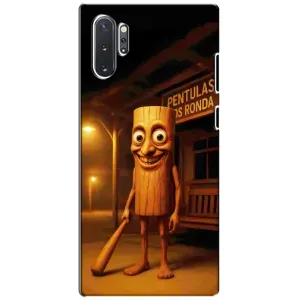 Чехол с мемом Тралалело тралала на Samsung Galaxy Note 10 Plus (Тунг тунг сахур)