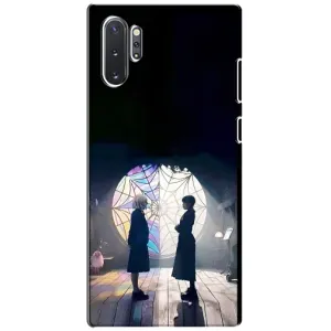 Чехлы Венсдей на Samsung Galaxy Note 10 Plus Уэнсдей (AlphaPrint) (Уэнздей и Инид)