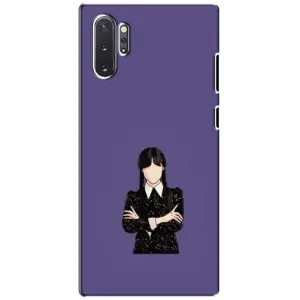 Чехлы Венсдей на Samsung Galaxy Note 10 Plus Уэнсдей (AlphaPrint) (Уэнздей в черном)