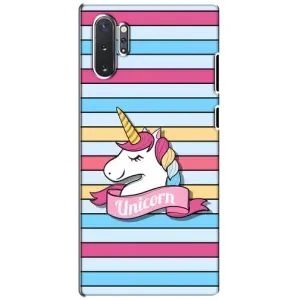 Чехол для Самсунг Галакси Ноут 10 Плюс - (Единорожки - Новинки) (AlphaPrint) (Unicorn)