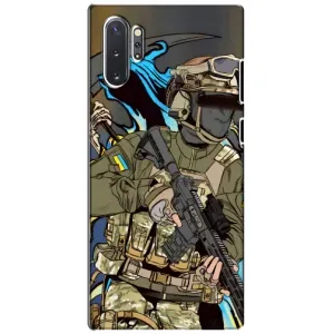Чехлы с картинкой ЗСУ для Samsung Galaxy Note 10 Plus (AlphaPrint) (Воїн ЗСУ)