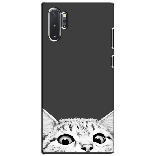 Чехол с принтом «Выглядывает кот» для Samsung Galaxy Note 10 Plus