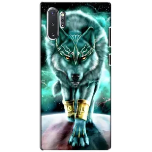 Защитные чехлы для Самсунг Галакси Ноут 10 Плюс (AlphaPrint) (ХИТ продаж) ВОЛК