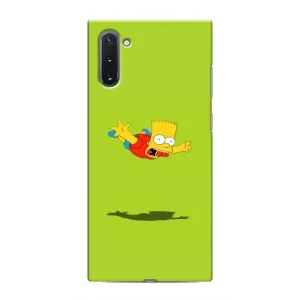 Чехол с Симпсонами для Samsung Galaxy Note 10 (VPrint) (Барт Симпсон)