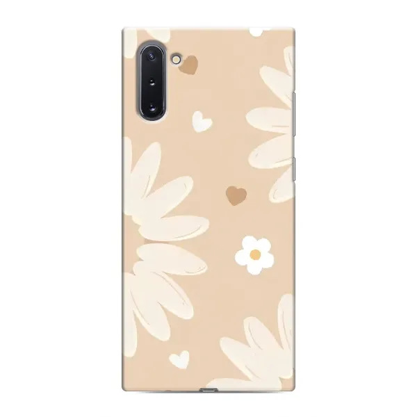 Чехол с принтом «Бежевые цветы» для Samsung Galaxy Note 10