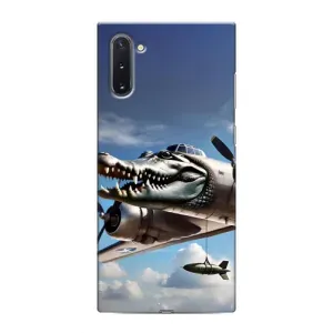 Чехол с мемом Тралалело тралала на Samsung Galaxy Note 10 (Бомбардиро крокодило)