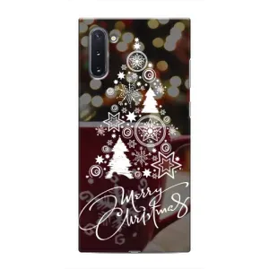 Рождественские Чехлы для Samsung Galaxy Note 10 (VPrint) (Елочка узорная)