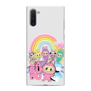 Чехол с Лабубу на Samsung Galaxy Note 10 (Фон Лабубу)