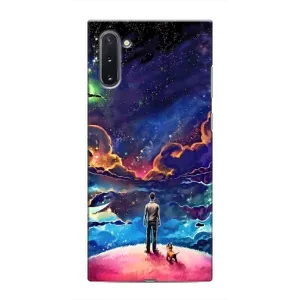 Космические Чехлы для Самсунг Галакси Ноут 10 (VPrint) (Галактический вид)