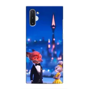 Чехол Зоотрополіс на Samsung Galaxy Note 10 (Романтический вечер Зверополис)