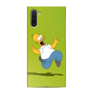 Чехол с Симпсонами для Samsung Galaxy Note 10 (VPrint) (Гомер Симпсон)