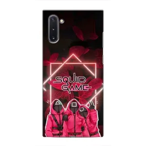 Чехол Гра в кальмара для Samsung Galaxy Note 10 (Охранники Игра кальмара)