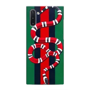 Чехлы ГУЧЧИ для Самсунг Галакси Ноут 10 (AlphaPrint) (Gucci змия)