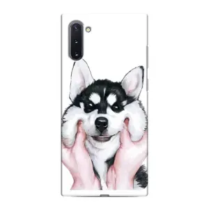 Чехол с Хаски для Samsung Galaxy Note 10 - (AlphaPrint)