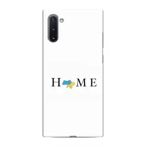 Чехол для Патриота Украины Samsung Galaxy Note 10 - (AlphaPrint) (Home)