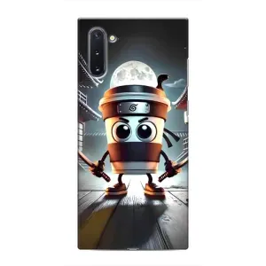 Чехол с мемом Тралалело тралала на Samsung Galaxy Note 10 (Капучино асасино)