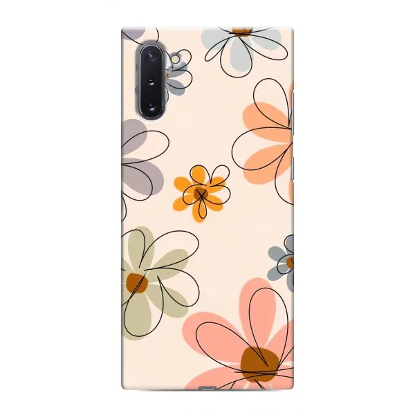 Чехол с принтом «Разноцветные цветы» для Samsung Galaxy Note 10