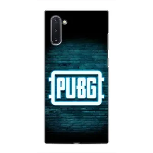 Чехол PUBG для Самсунг Галакси Ноут 10 (AlphaPrint) (Лого PUBG)