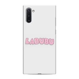 Чехол с Лабубу на Samsung Galaxy Note 10 (Лого Лабубу)