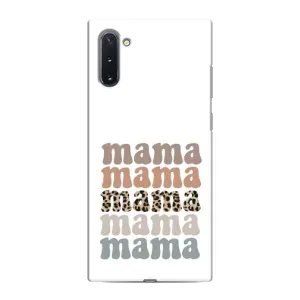 Чехол с принтом «Текстовый коллаж мама» для Samsung Galaxy Note 10