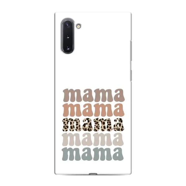 Чехол с принтом «Текстовый коллаж мама» для Samsung Galaxy Note 10 Чехол с принтом «Текстовый коллаж мама» для Samsung Galaxy Note 10