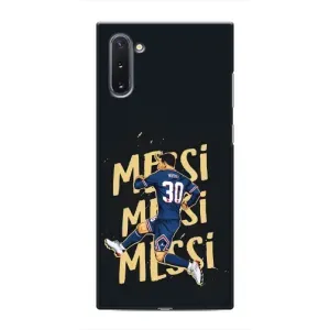 Чехлы для Samsung Galaxy Note 10 (Leo чемпион) (AlphaPrint) (Messi ПСЖ)