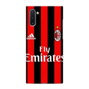 Чехлы для Samsung Galaxy Note 10 (VPrint) - Футбольные клубы (Milan)