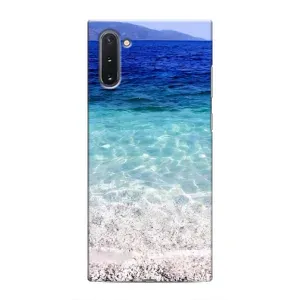 Силиконовый чехол с КАРТИНКАМИ лето для Samsung Galaxy Note 10 (AlphaPrint) (Море)