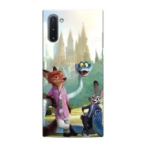 Чехол Зоотрополіс на Samsung Galaxy Note 10 (Герои мультфильма Зверополис)