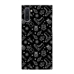 Новорічні, Святкові Чохли для Samsung Galaxy Note 10 - 2024 год (Новорічний фон)