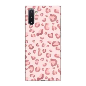 Чехол с розовым рисунком для Samsung Galaxy Note 10 (Розовый леопард)