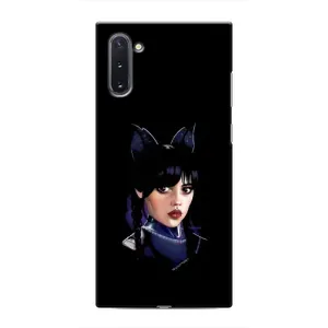 Чехлы Венсдей на Samsung Galaxy Note 10 Уэнсдей (AlphaPrint) (серьезная Уэнздей)