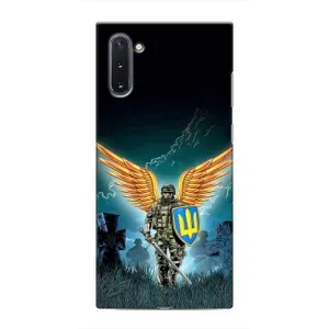 Чехлы с картинкой ЗСУ для Samsung Galaxy Note 10 (AlphaPrint) (Солдат ЗСУ)