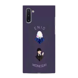 Чехлы Венсдей на Samsung Galaxy Note 10 Уэнсдей (AlphaPrint) (Уэнздей и подруга)