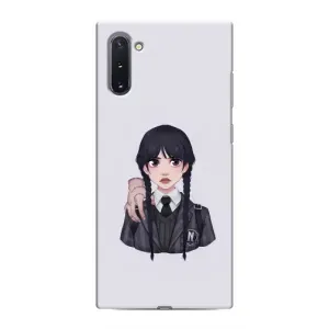 Чехлы Венсдей на Samsung Galaxy Note 10 Уэнсдей (AlphaPrint) (Уэнздей и Вещь)