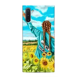 Чехол для Патриота Украины Samsung Galaxy Note 10 - (AlphaPrint) (Украиночка)