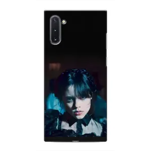 Чехлы Венсдей на Samsung Galaxy Note 10 Уэнсдей (AlphaPrint) (взгляд Уэнздей)