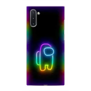 Чехол Амонг Ас для Samsung Galaxy Note 10 (AlphaPrint) (Яркий скин)
