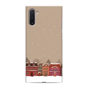 Новорічні, Святкові Чохли для Samsung Galaxy Note 10 - 2024 год (Зимове місто)