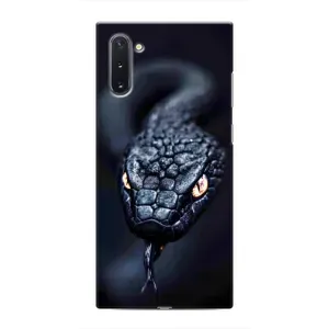 Чехол с картинкой «Хищники» для Samsung Galaxy Note 10 (Черная змея)