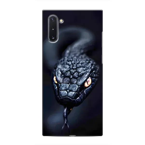 Чехол с принтом «Черная змея» для Samsung Galaxy Note 10