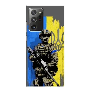 Чехлы с картинкой ЗСУ для Samsung Galaxy Note 20 Ultra (AlphaPrint) (АРТ солдат)
