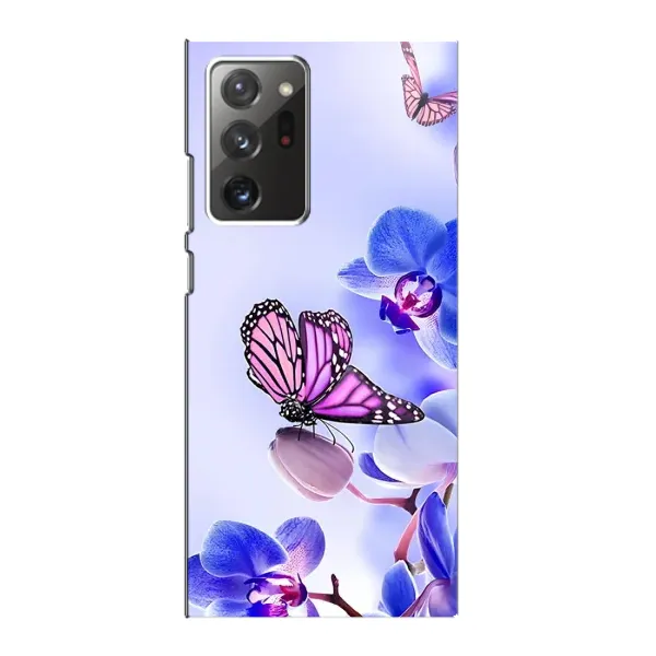 Чохол з принтом «Метелик на квітах» для Samsung Galaxy Note 20 Ultra