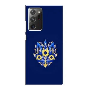 Чохли для Samsung Galaxy Note 20 Ultra Укр. Символіка (AlphaPrint) (Квітковий Герб)