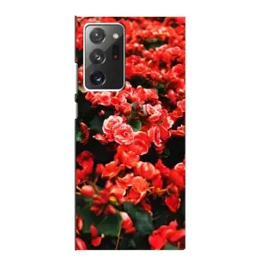 Чехлы с Цветами для Samsung Galaxy Note 20 Ultra (VPrint) (Цветы красные)
